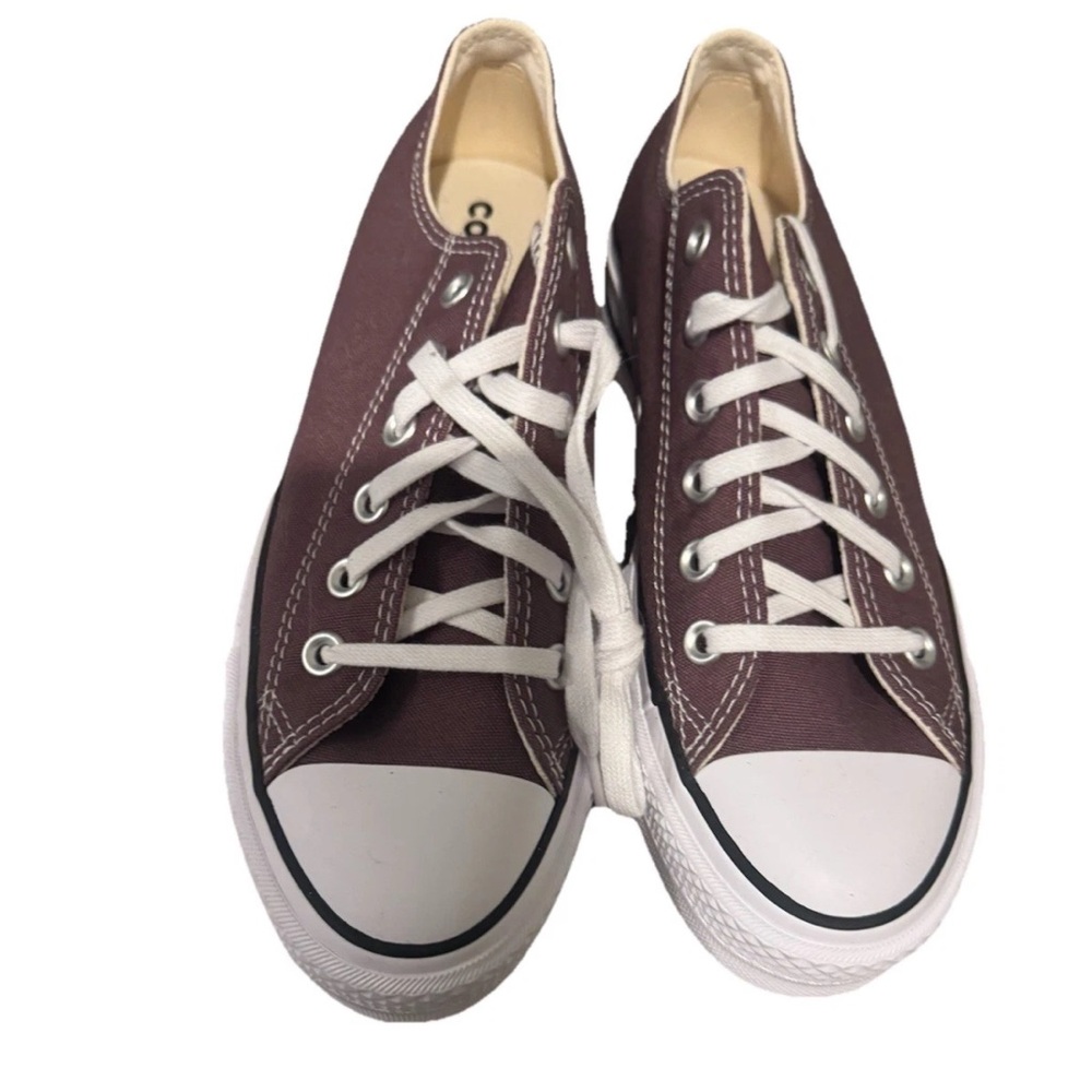 Converse All Star Purple Purplish Plum Platform Sneakers Gym Shoes NEW SIZE 8 US